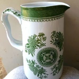 MINT Spode England Fine Stone Fitzhugh Copeland 1770 Design Pitcher  Jug  6 1/2"